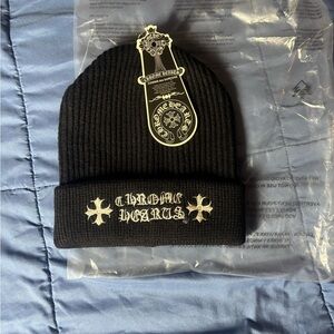 Chrome Hearts Black Knit Hat